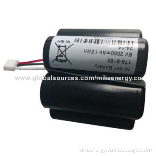 NiMH Battery Pack with 2000mAh Capacity and 6V Nominal VoltageNew